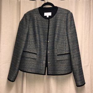 Boss by Hugo boss tweed blue/gold suit jacket
